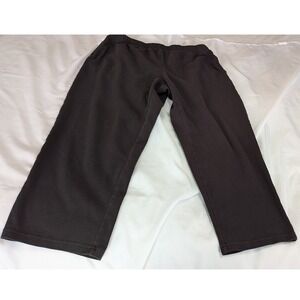 Basic Editions Sweatpants Womens XL Black Excellent Relaxed Fit Cotton Joggers